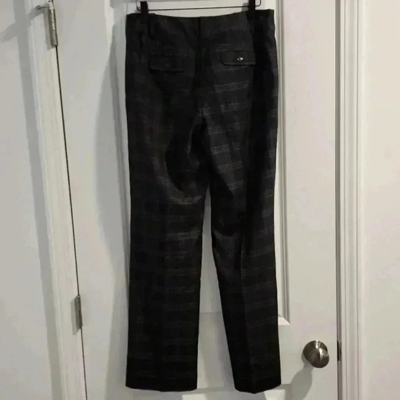 Ann Taylor Windowpane Plaid Trousers - 4P - Picture 3 of 7